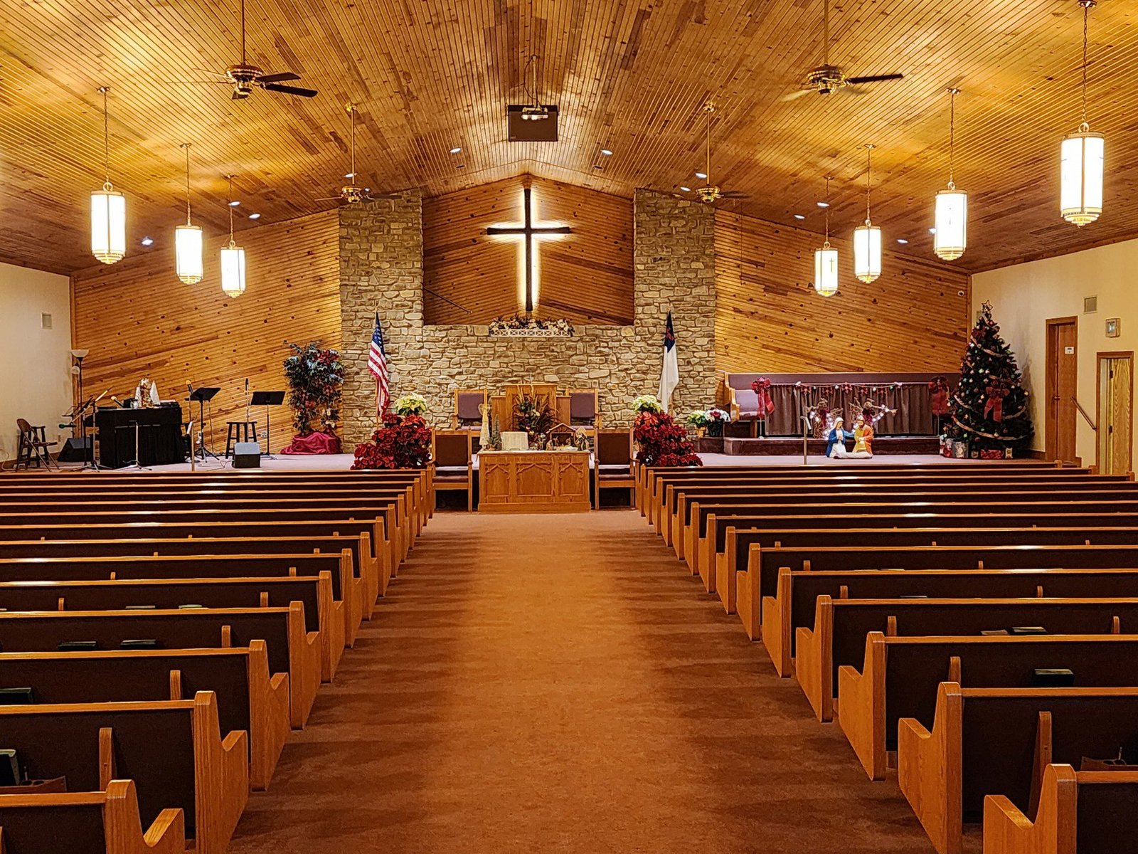 Inside our church during Holy Qurbana
